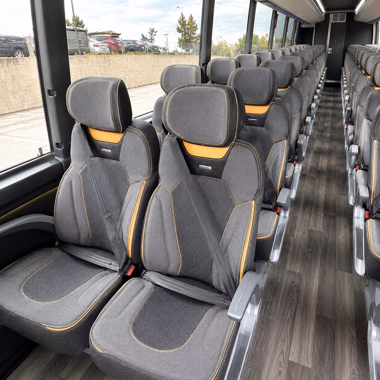 plymouth employee transportation onboard seating