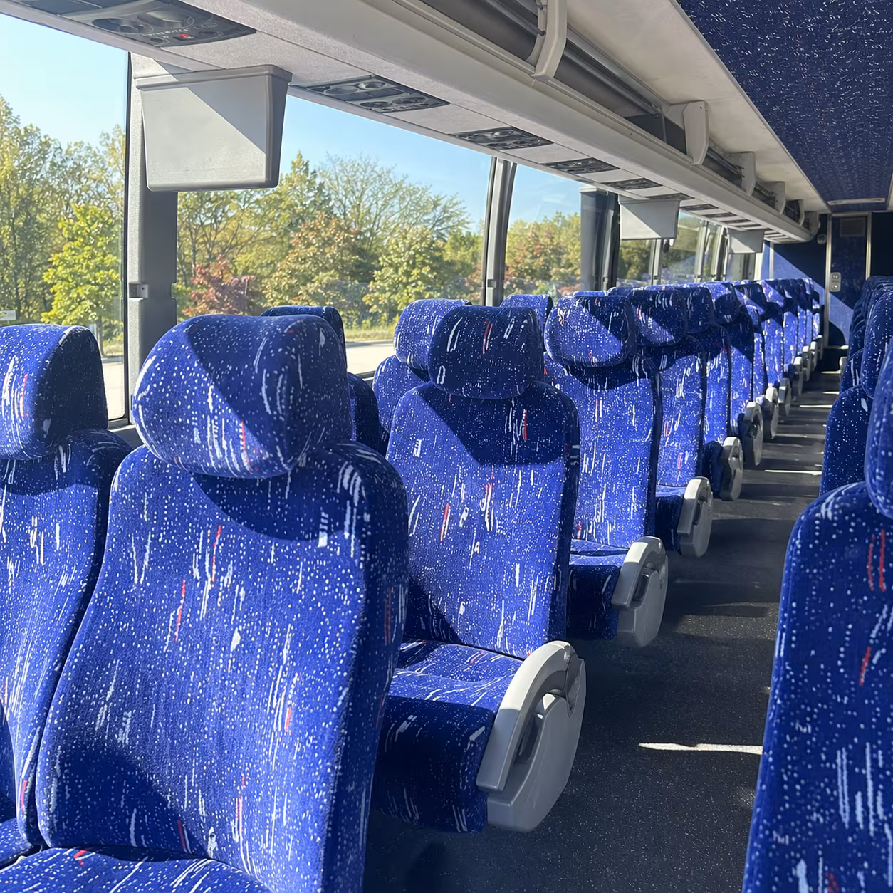 plymouth school event transportation onboard seating